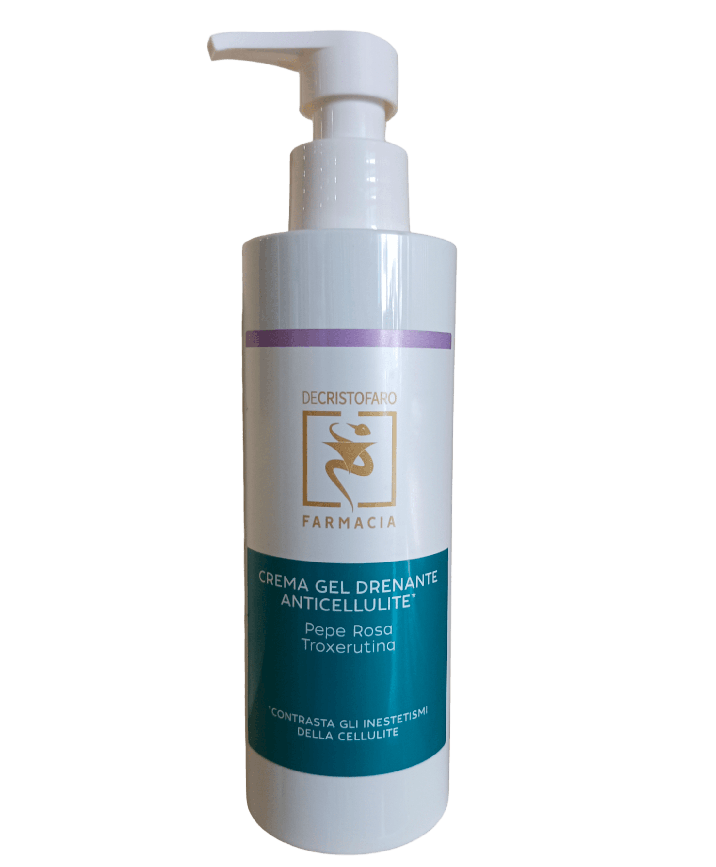 CREMA GEL DRENANTE ANTICELLULITE PEPE ROSA TROXERUTINA