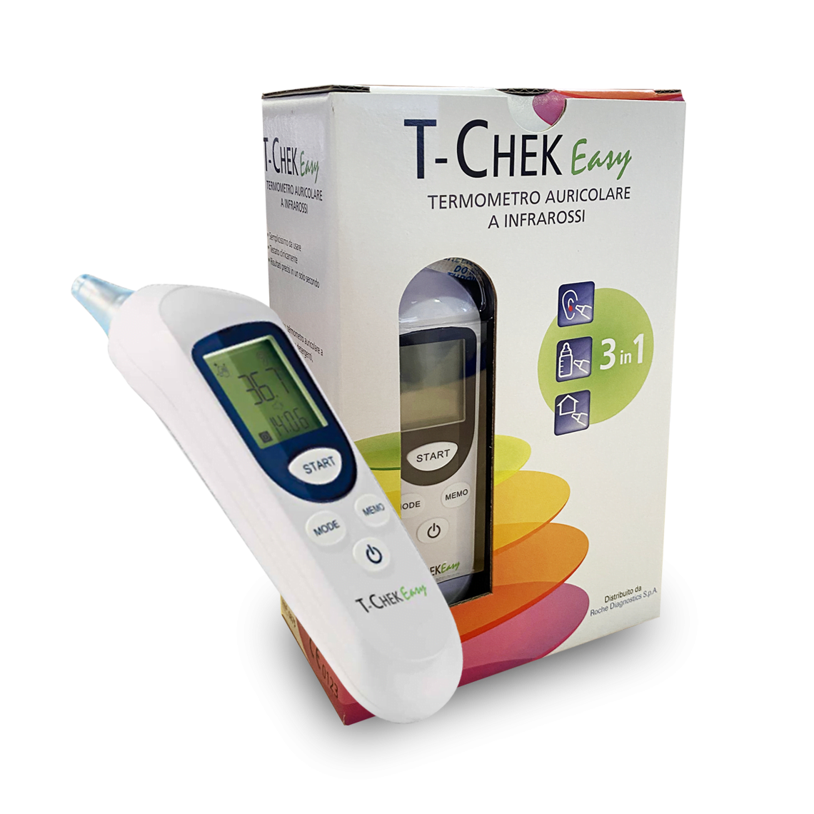T-Check Easy - Termometro auricolare a infrarossi